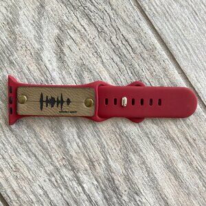 Adventure Awaits Soundwave Band For Apple Watch 42-49mm - Burgundy